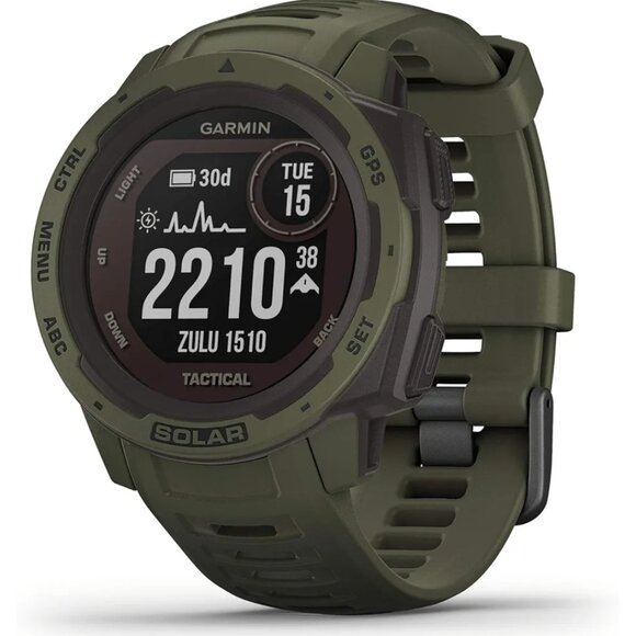Garmin instinct Tactical solar watch, color moss. - Picture 1 of 4